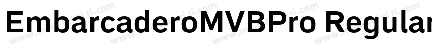 EmbarcaderoMVBPro Regular字体转换